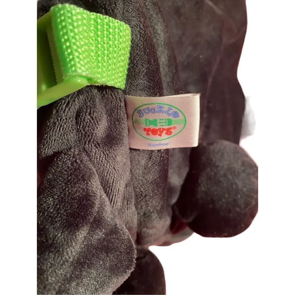 Buckle toys bear activity backpack stuffed animal learning activity